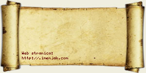 Mina Aćimac vizit kartica